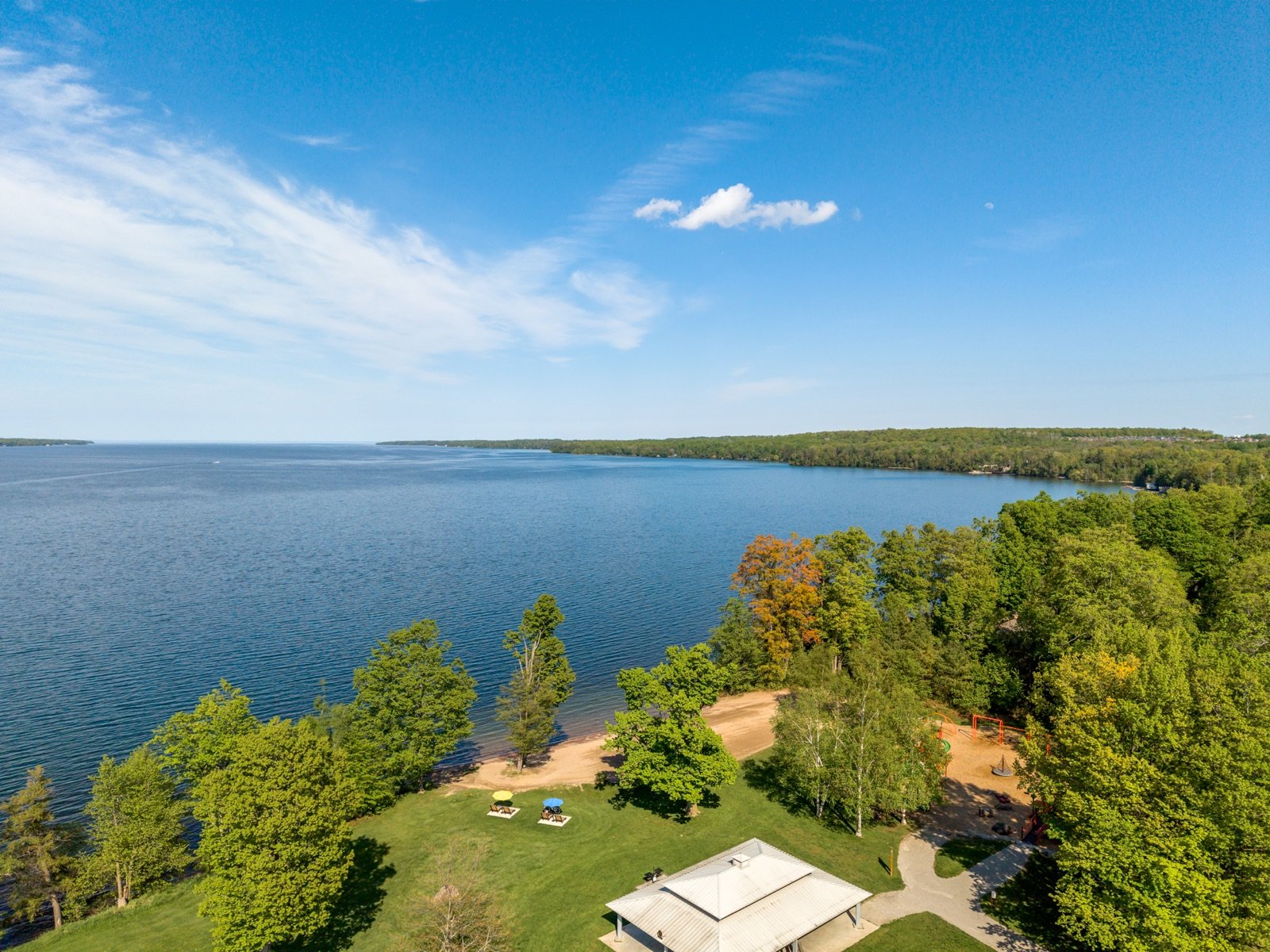 Lake Simcoe shoreline near 12 Buman Court in Barrie