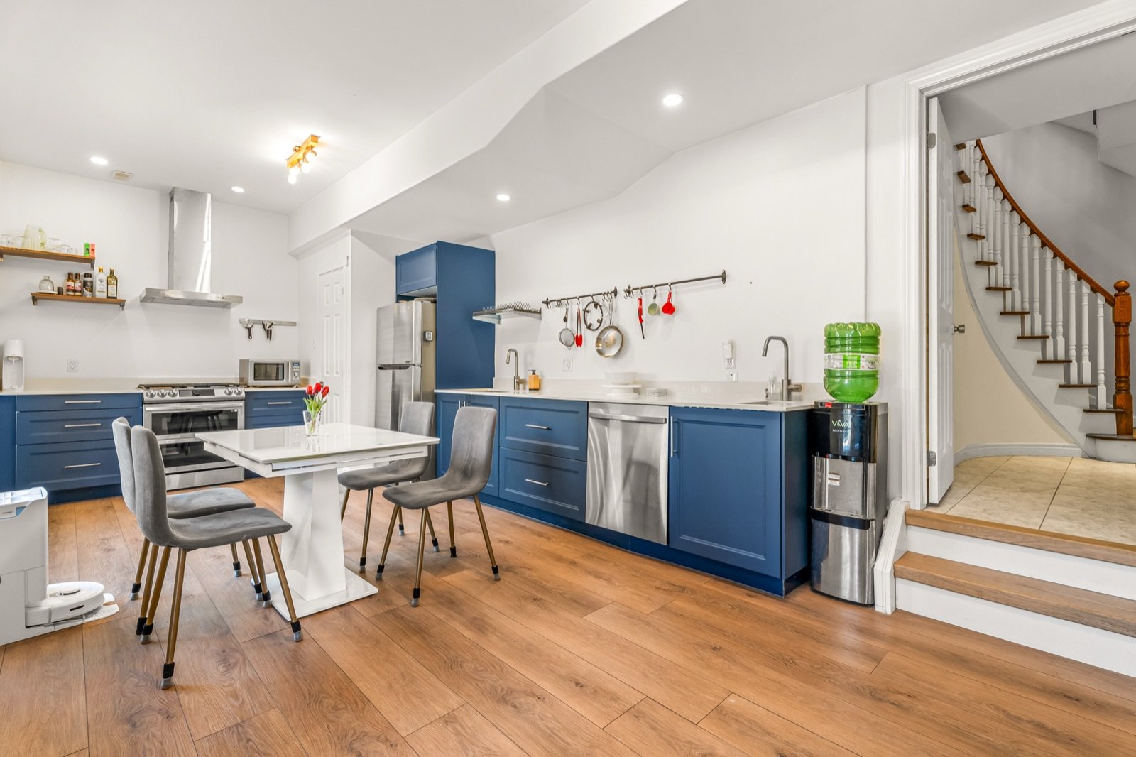 Second kitchen in the finished lower level at 12 Buman Court